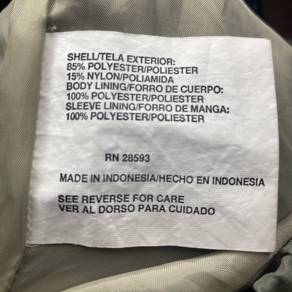 Vintage Members Only Winbreaker Jacket Gray/Gray Men’s Size 6X - Picture 9 of 10